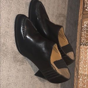 3.1 Phillip lim black leather ankle boot size 10